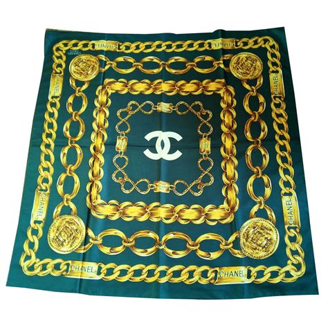 chanel green scaf|Chanel shawl wrap.